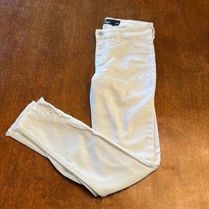 Hollister white jeans
